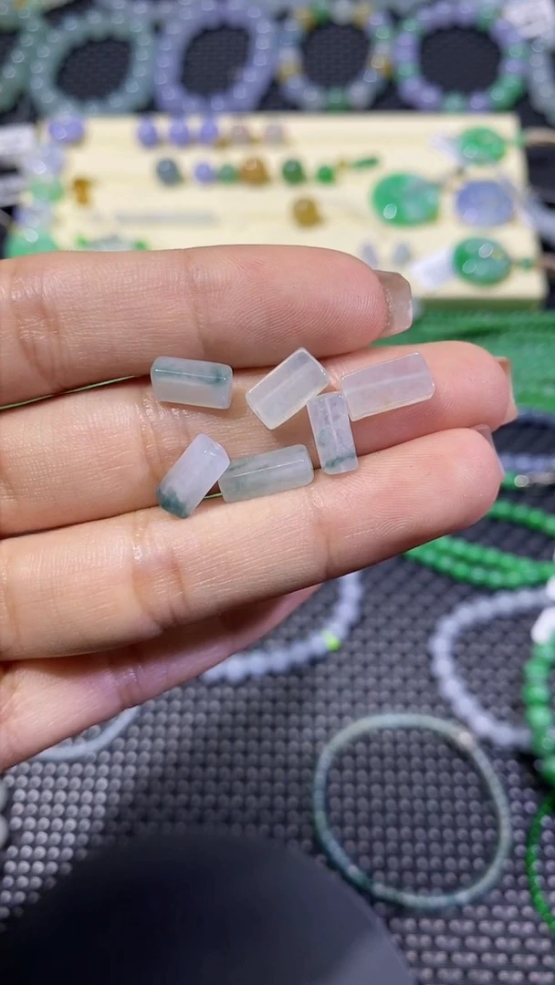 翡翠散珠天然翡翠A货