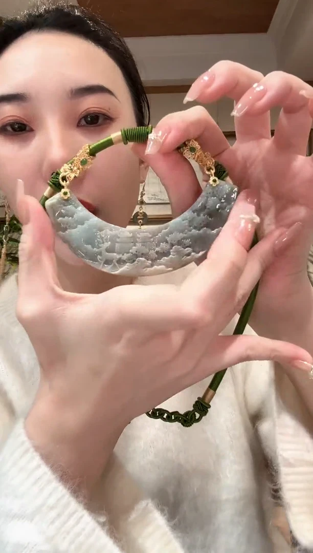 【闪购商品】翡翠颈饰未镶嵌国风