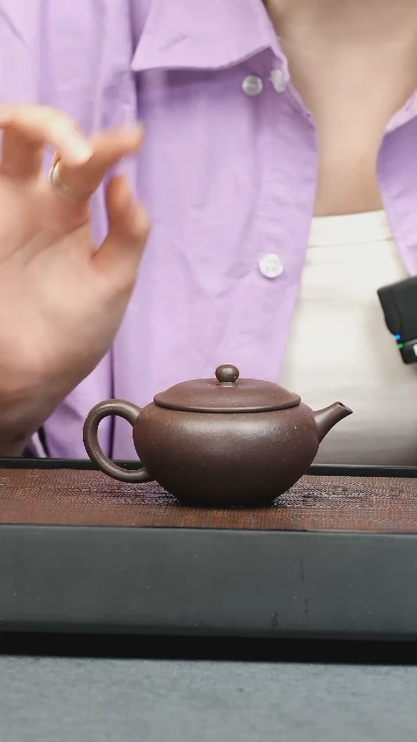 【闪购商品】紫砂茶壶五堂  钵盂-涵香-125cc