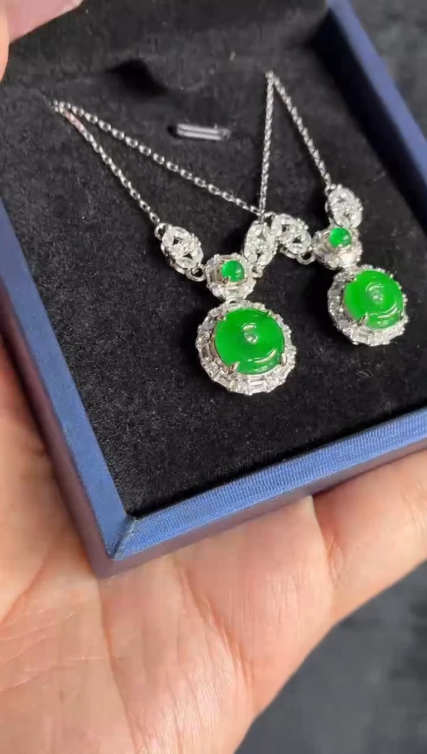 银S925镶嵌定制翡翠20定制翡翠-多样性发货（发其一）