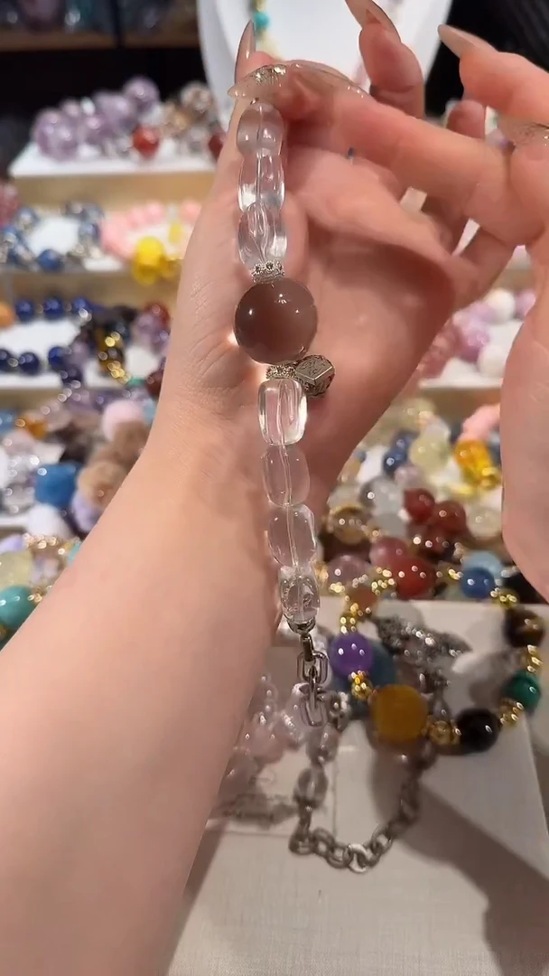 未镶嵌手串水晶多样性发一