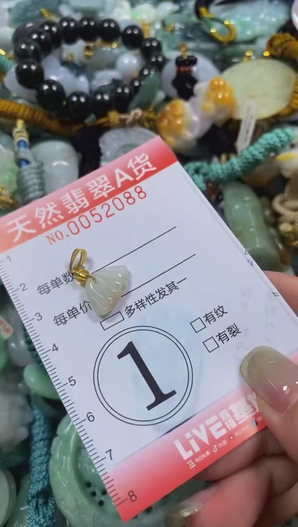 翡翠未镶嵌颈饰闪购0052088