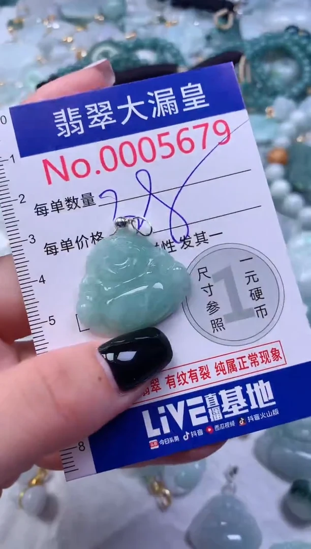 颈饰未镶嵌翡翠5679