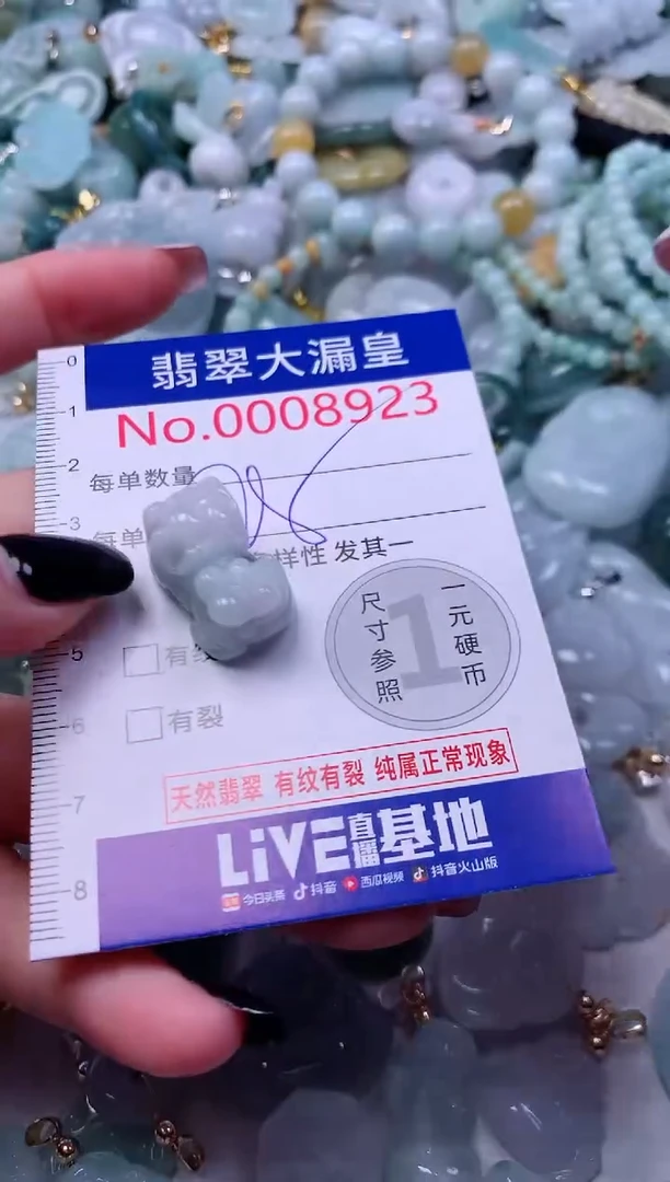 吊坠(不含链)未镶嵌翡翠8923
