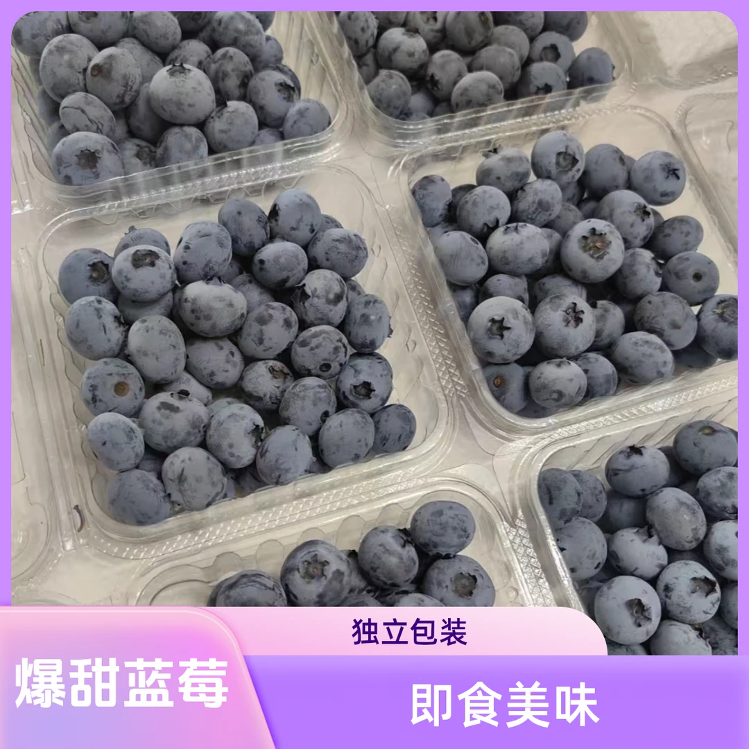 【华都鲜品大蓝莓】15+云南蓝莓2盒装约250g（果径约15mm）