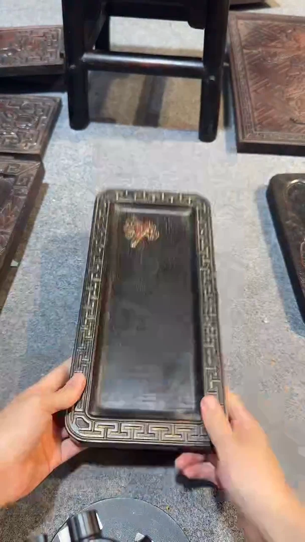 香榧木紫檀拆件雕刻板以直播间实物为准