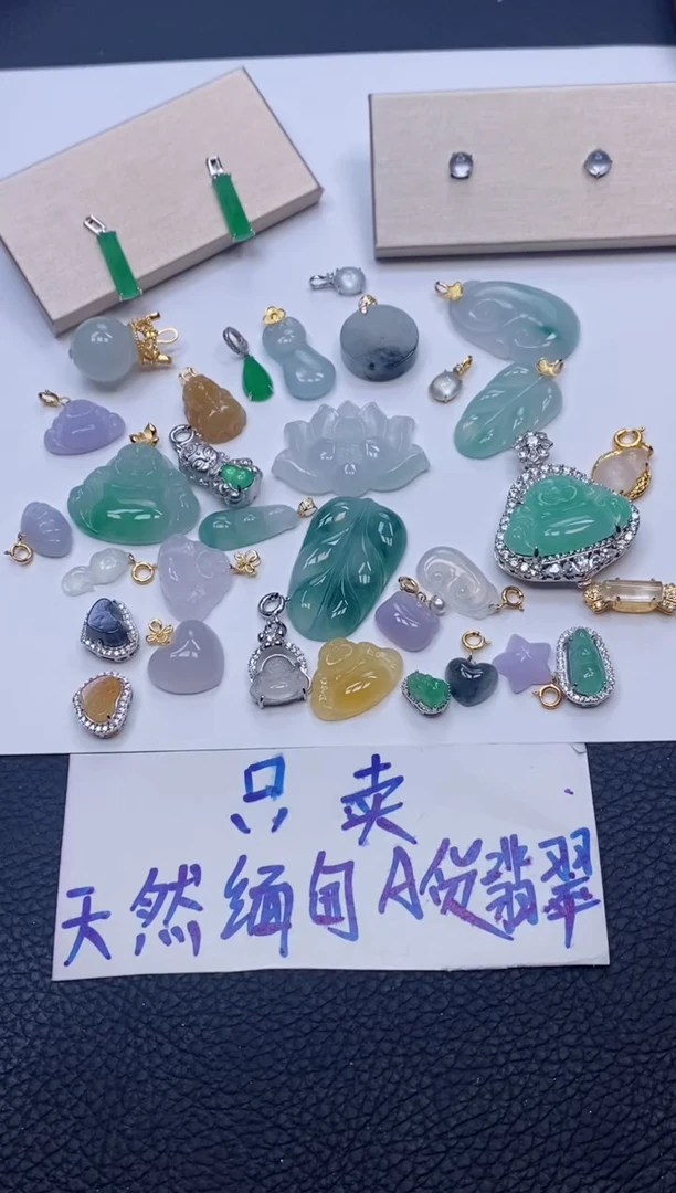 【闪购商品】翡翠颈饰银S925镶嵌多样性发其中一件