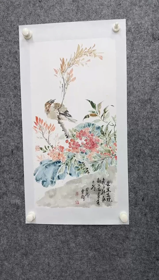 国画ST-WJ-花鸟绘画作品