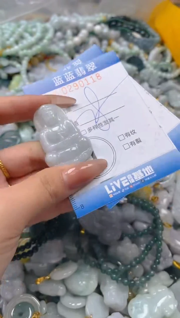 翡翠未镶嵌颈饰闪购0290119