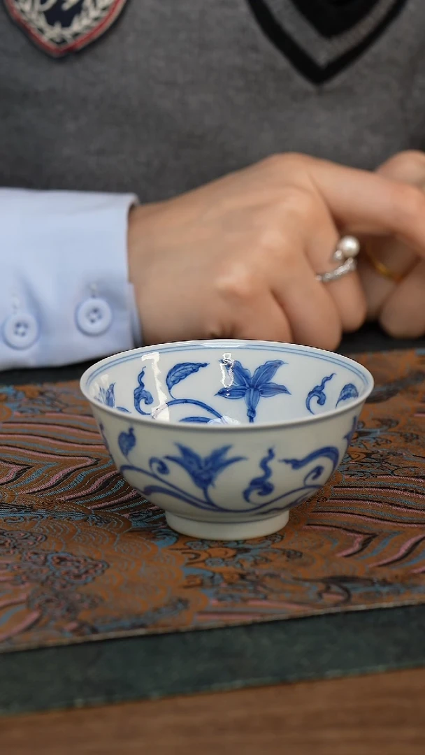 【闪购商品】望月怀古 栀子花宫碗