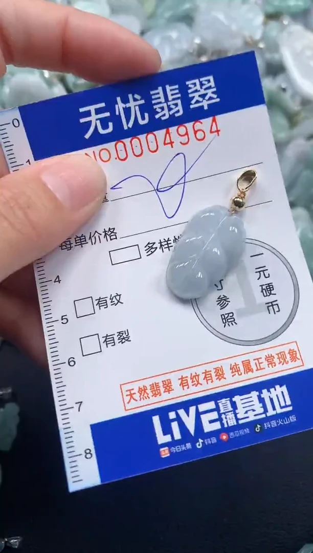 颈饰未镶嵌翡翠4964