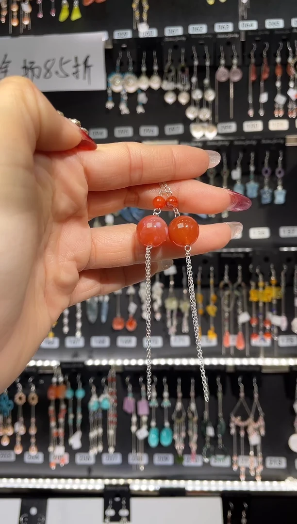 【闪购商品】紫晶耳饰银S925镶嵌过眼烟云