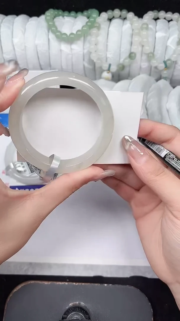 未镶嵌手镯石英质玉303-54/55