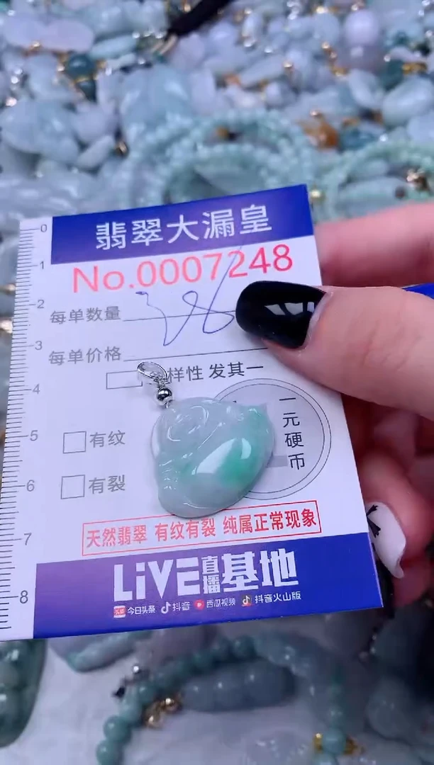 颈饰未镶嵌翡翠7248