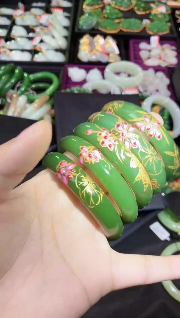 未镶嵌手镯和田玉50-54多样性发一