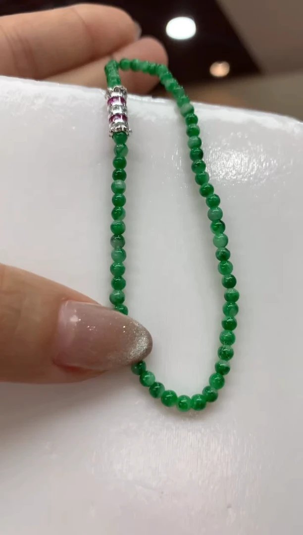 未镶嵌手串翡翠手串