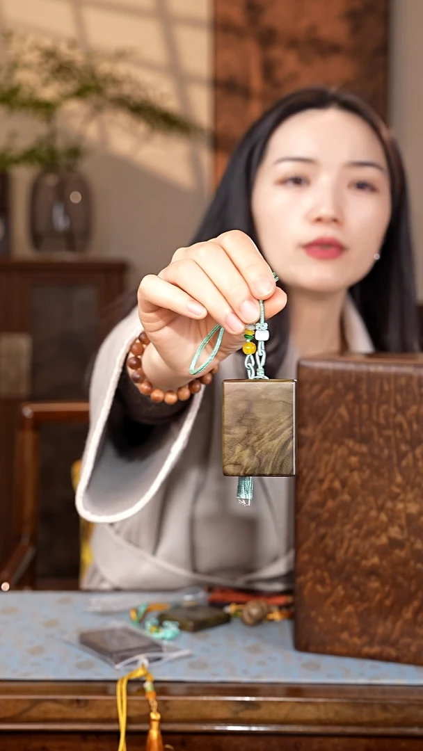 乌木类家具金丝楠阴沉木 小尺寸满花平安无事牌