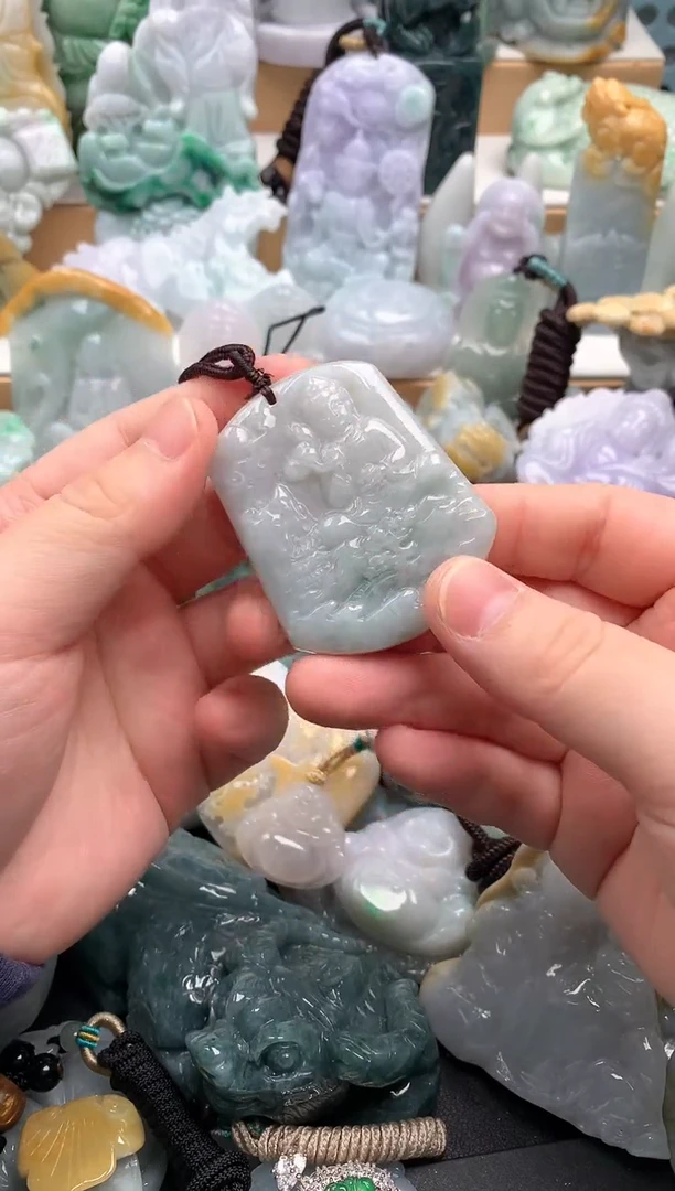 吊坠(不含链)未镶嵌翡翠1