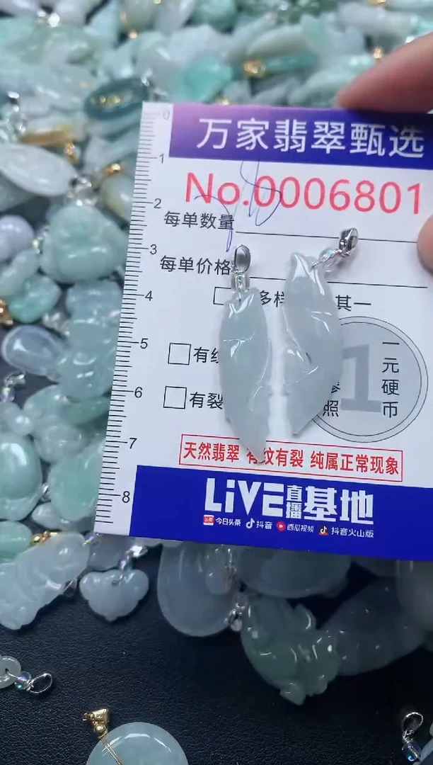 颈饰未镶嵌翡翠6801