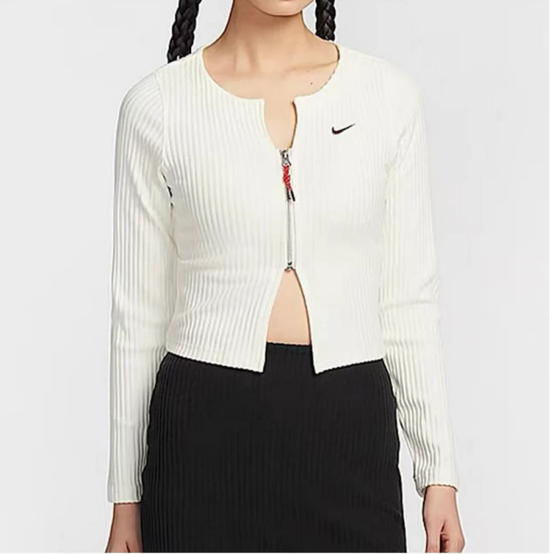 Nike灵蛇迎新琥珀流光系列修身拉链开衫上衣 女款HV8459-677-133
