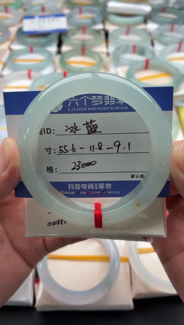 未镶嵌手镯翡翠冰蓝 48小时鉴赏期
