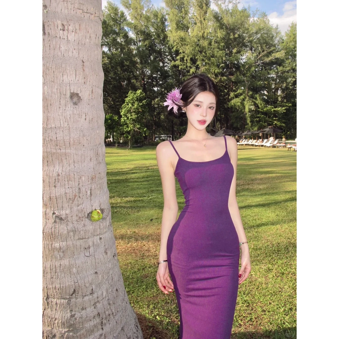 纯欲风性感法式辣妹包臀连衣裙