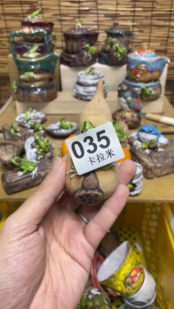 陆**哨035精美粗陶手工柴烧
