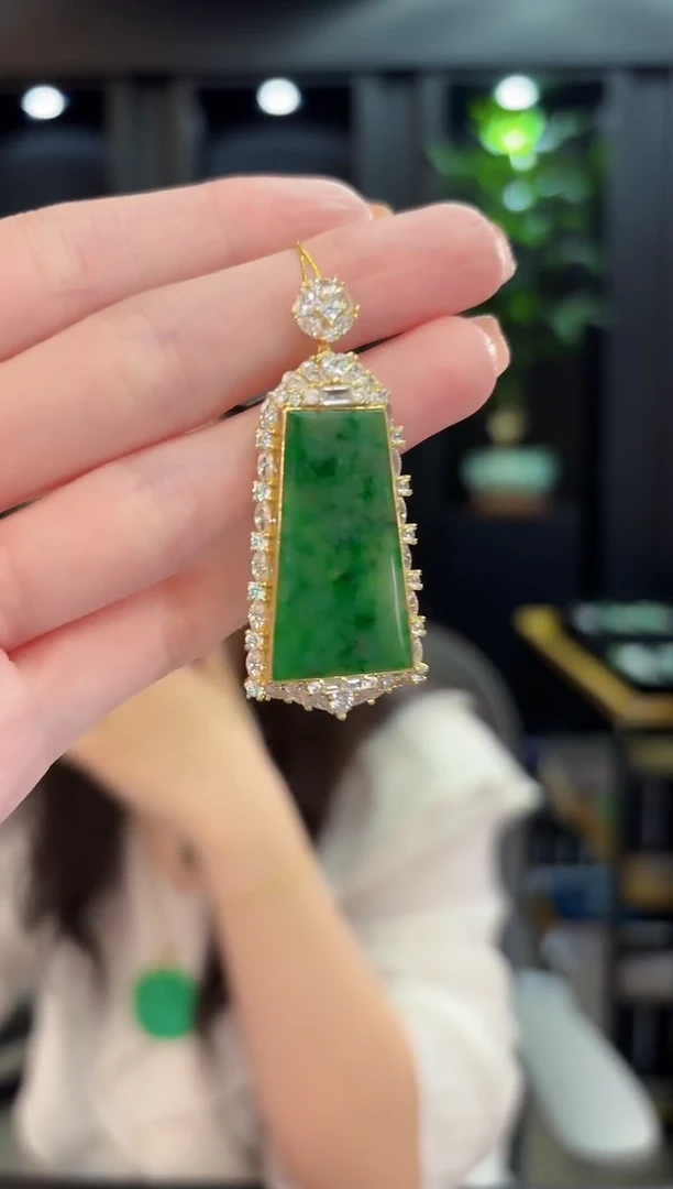 颈饰未镶嵌翡翠 缅甸A货/支持复检/一件