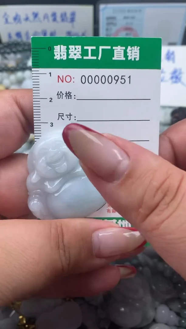 翡翠未镶嵌颈饰天然A货翡翠0981