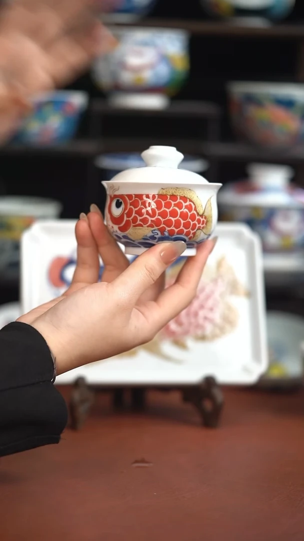 昨明手绘盖碗（清仓福利）