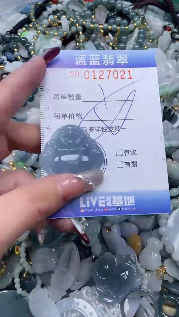 【闪购商品】翡翠颈饰未镶嵌闪购0127021多样性发其一