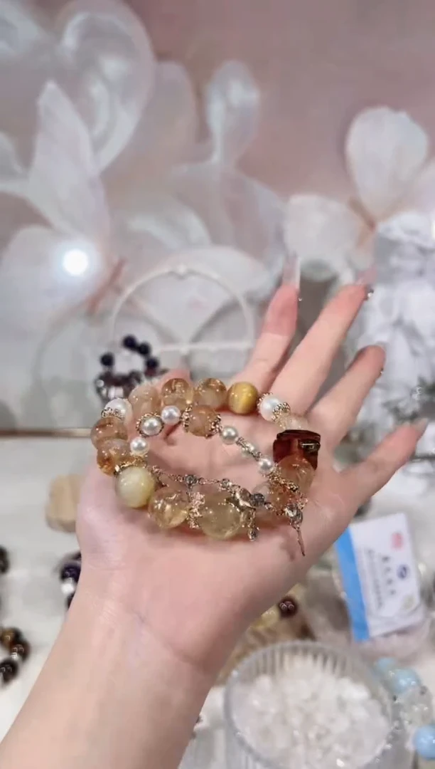 【闪购商品】水晶手链未镶嵌天然水晶默认微瑕 多样性发货发其一