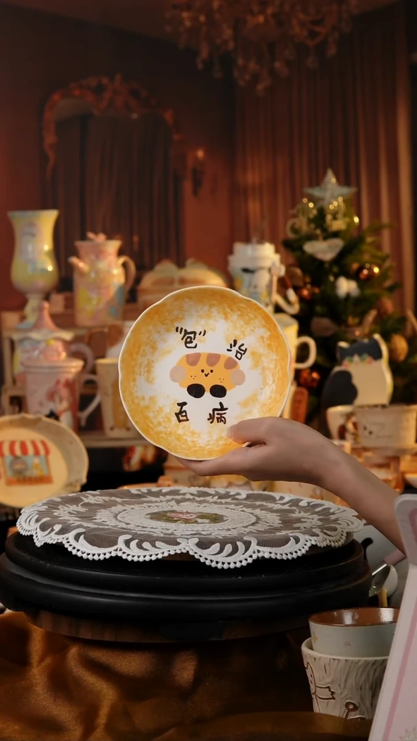 陶瓷便携款手工手绘景德镇陶瓷