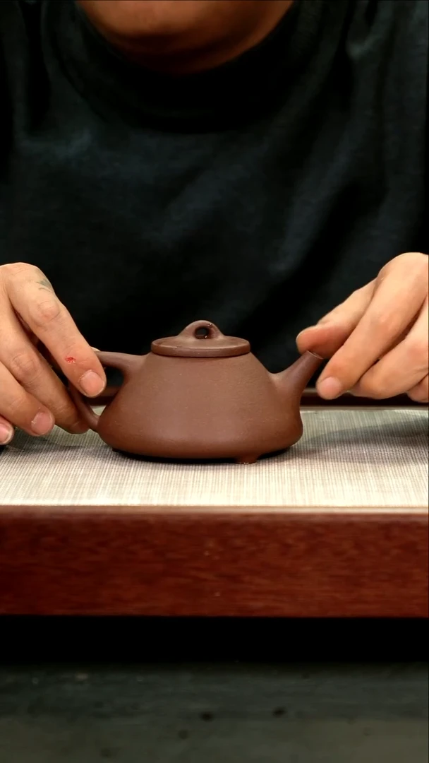 茶壶紫砂LD底槽清子冶石瓢