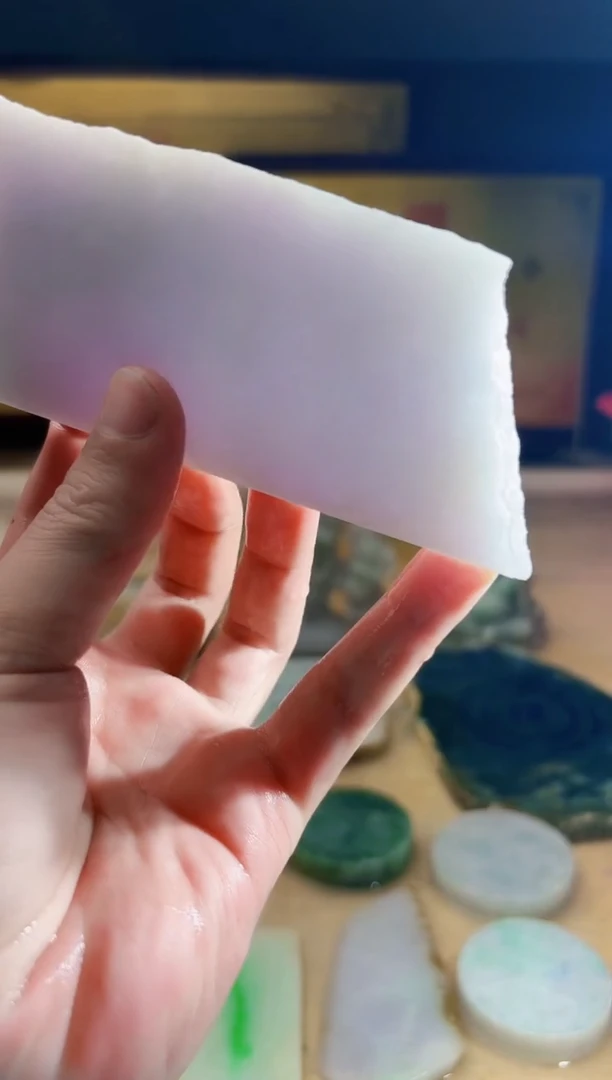 翡翠挂件未镶嵌A货张麦7874