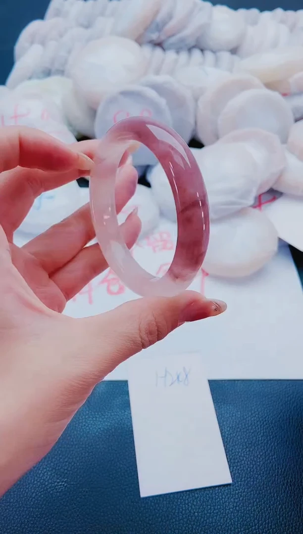 未镶嵌手镯石英质玉H248-57-58