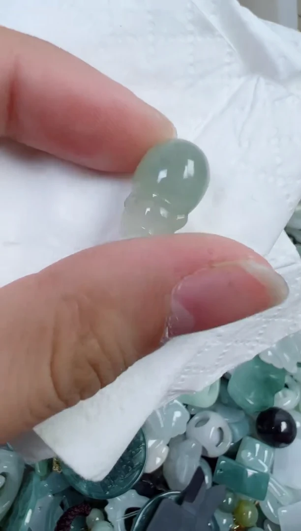 散珠翡翠764号链接，A货翡翠