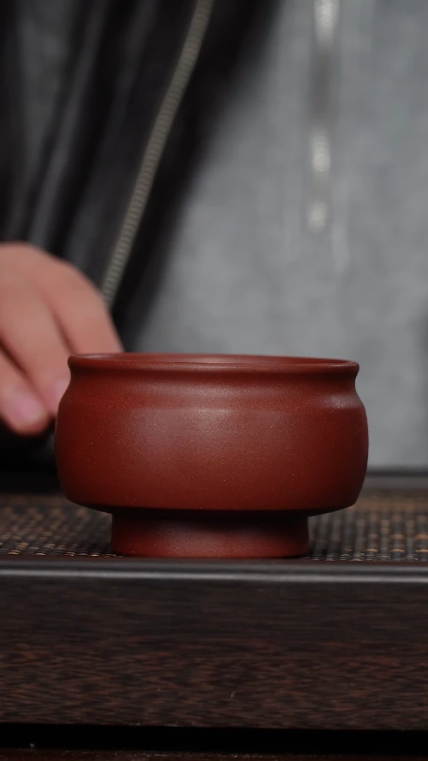 【闪购商品】紫砂茶杯非遗茶器-红皮龙大普洱杯