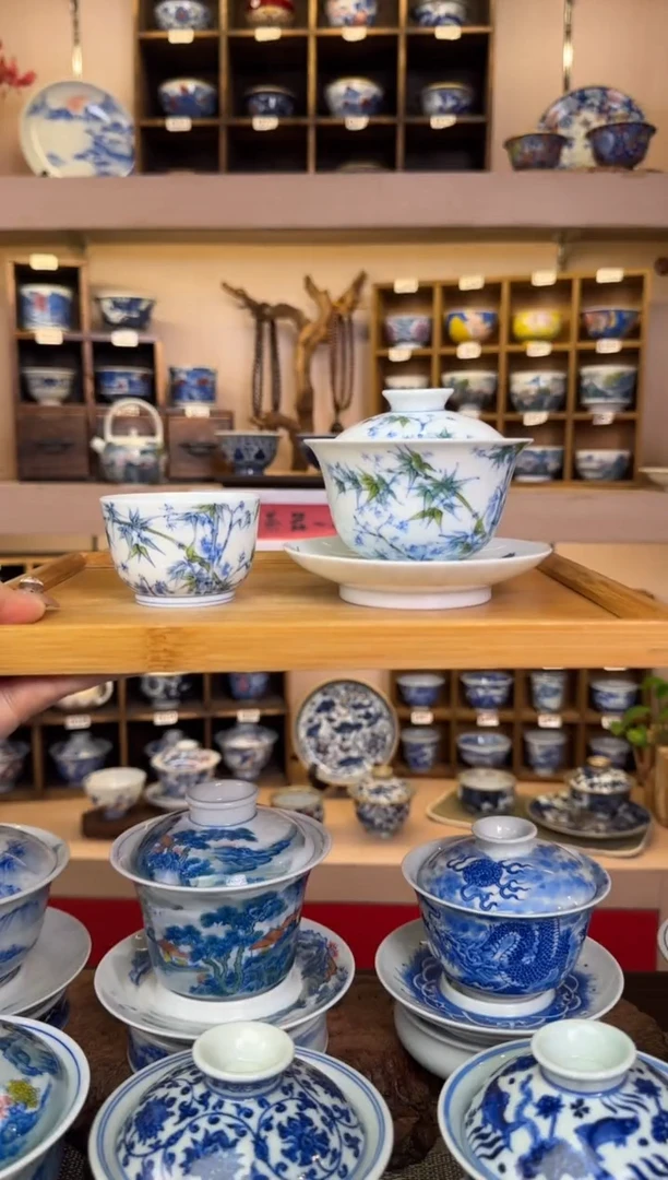 放***～德物小雅手绘茶器