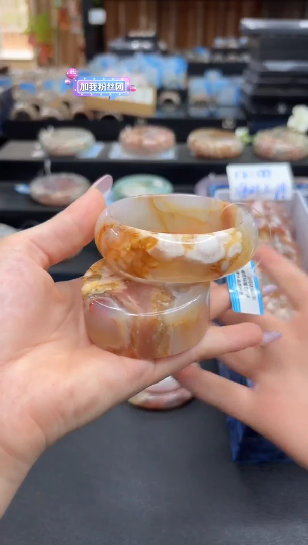 未镶嵌手镯石英质玉A452(57圈赠送镯心)