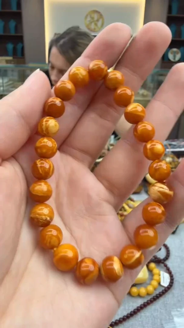 手链琥珀未镶嵌231秒拍号 假一罚三