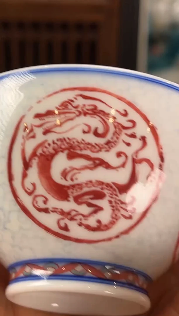 【闪购商品】景德镇文祥窑手工釉下彩单杯