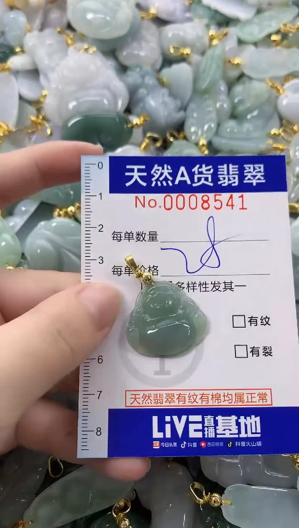 颈饰未镶嵌翡翠天然A货翡翠