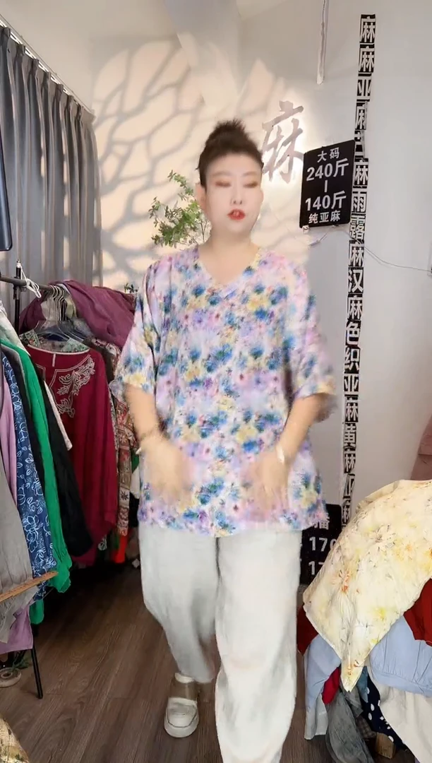 亚麻大码女装系列。