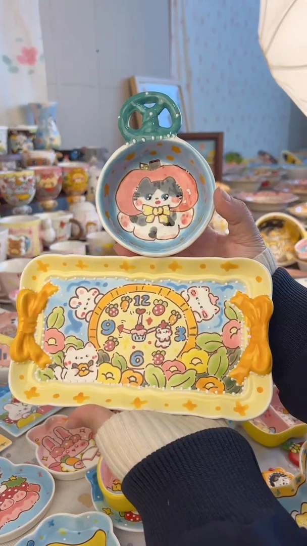 摆件陶用****?景德镇陶瓷手绘