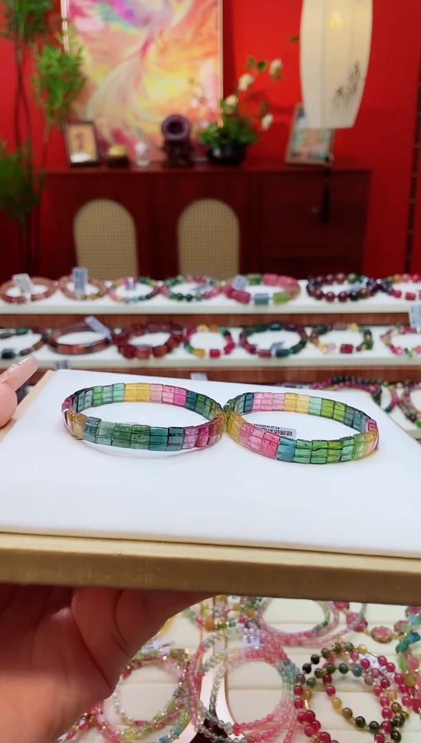 未镶嵌手串碧玺手串多样性发一