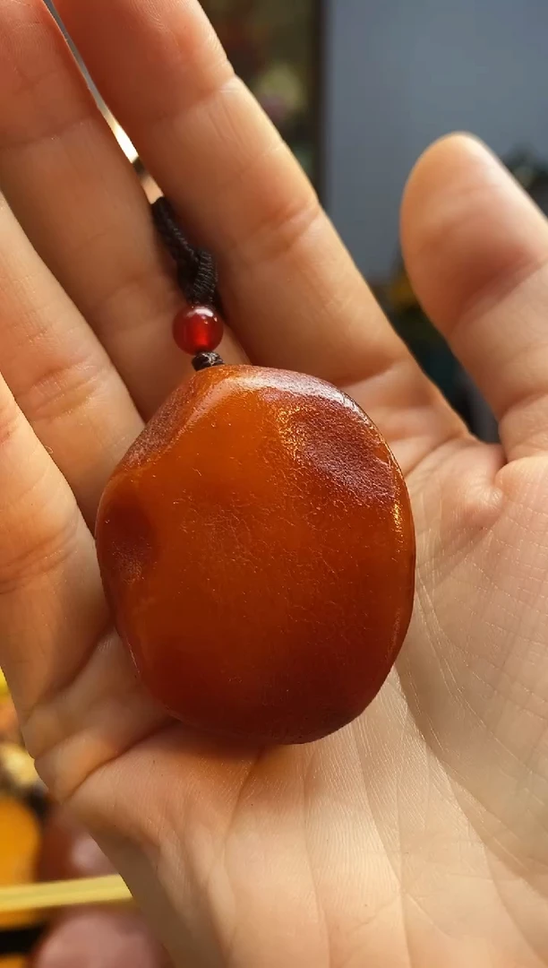 琥珀颈饰未镶嵌挂件