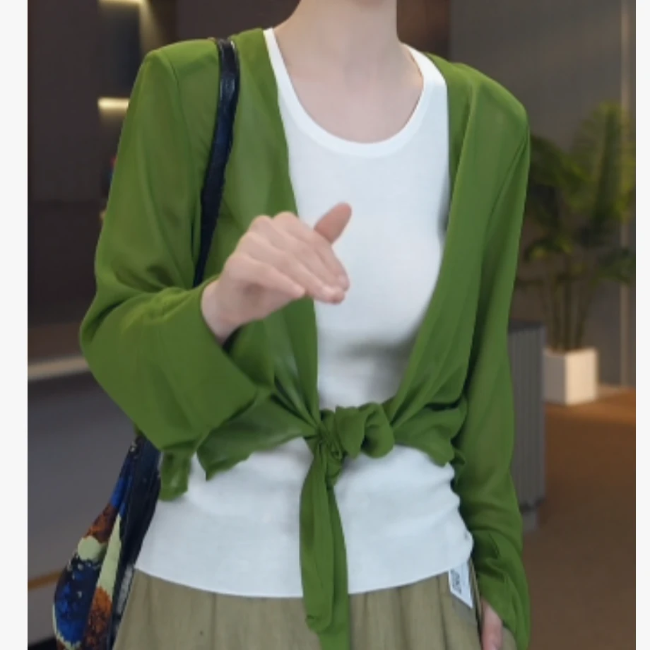 短款纯色薄款夏季针织透气时尚背心