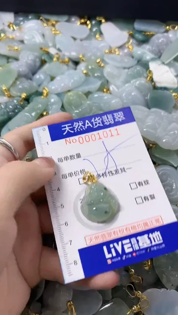 颈饰未镶嵌翡翠天然A货翡翠