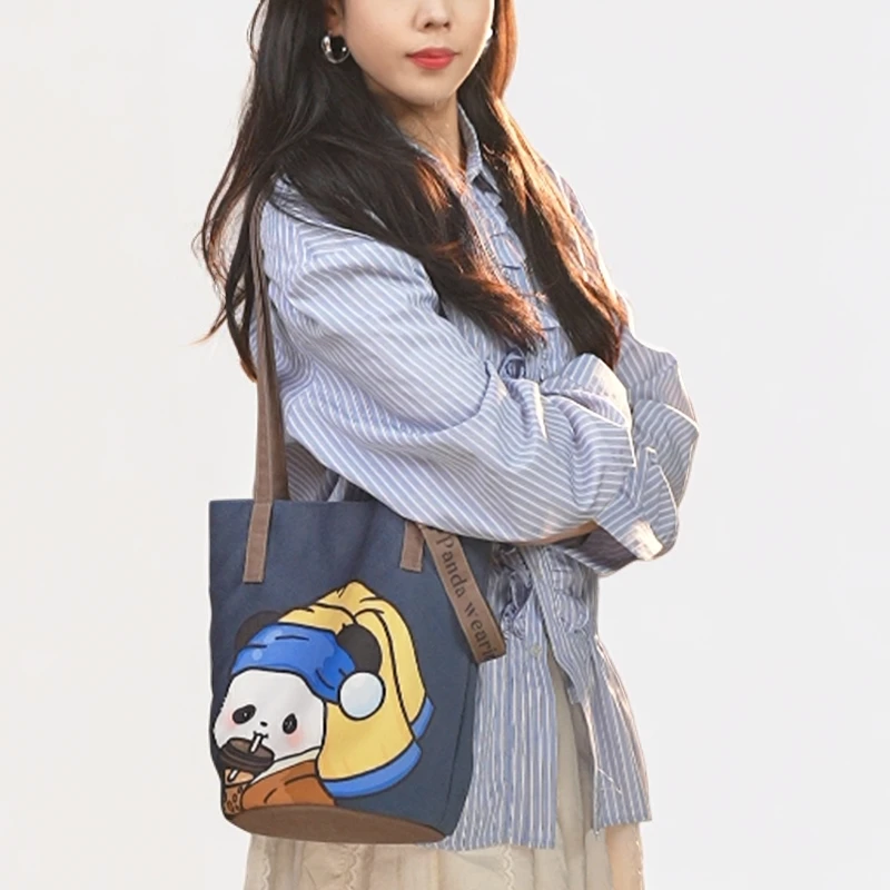 艺术鸭原创设计师原创细肩带手提单肩休闲百搭高级感小众通勤包包